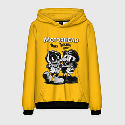 Толстовка-худи мужская Motorhead x Cuphead, цвет: 3D-черный
