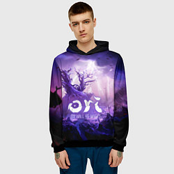 Толстовка-худи мужская Ori and the Will of the Wisps, цвет: 3D-черный — фото 2