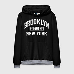 Толстовка-худи мужская Brooklyn, цвет: 3D-меланж