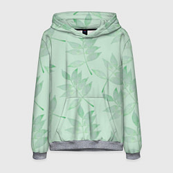 Мужская толстовка Зеленые листья