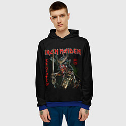 Толстовка-худи мужская Iron Maiden, Senjutsu, цвет: 3D-синий — фото 2