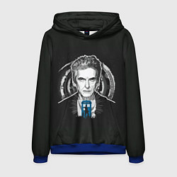 Толстовка-худи мужская Питер Капальди, цвет: 3D-синий