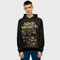 Толстовка-худи мужская Amon Amarth, цвет: 3D-черный — фото 2