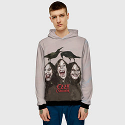 Толстовка-худи мужская Ozzy Osbourne, цвет: 3D-черный — фото 2