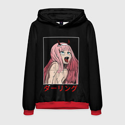 Мужская толстовка Зеро ту ahegao франкс