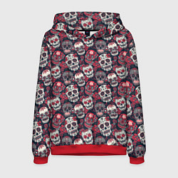Толстовка-худи мужская Halloween, цвет: 3D-красный