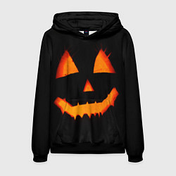 Толстовка-худи мужская Helloween pumpkin jack, цвет: 3D-черный