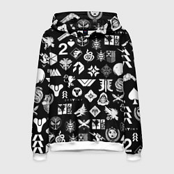 Мужская толстовка DESTINY 2 PATTERN GAME LOGO ДЕСТИНИ 2 ПАТТЕРН СИМВ