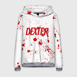 Мужская толстовка Dexter logo Декстер брызги крови