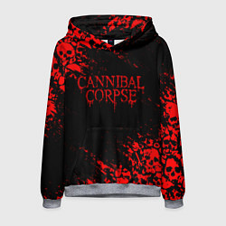 Мужская толстовка CANNIBAL CORPSE КРАСНЫЕ ЧЕРЕПА