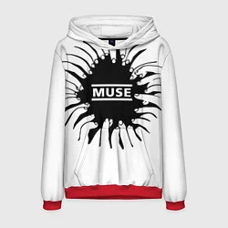 Толстовка-худи мужская MUSE пальцы, цвет: 3D-красный