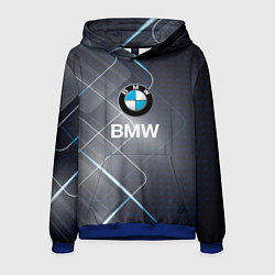 Толстовка-худи мужская BMW Logo, цвет: 3D-синий