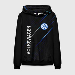 Толстовка-худи мужская Volkswagen, sport style, цвет: 3D-черный