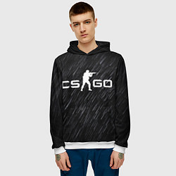 Толстовка-худи мужская Counter Strike,, цвет: 3D-белый — фото 2