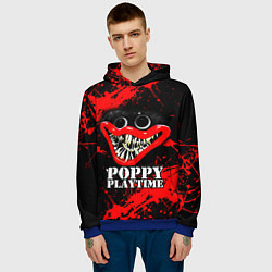 Толстовка-худи мужская ХАГГИ ВАГГИ, цвет: 3D-синий — фото 2