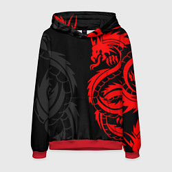 Мужская толстовка КРАСНЫЙ ДРАКОН ТАТУ RED DRAGON TATTOO
