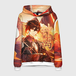 Мужская толстовка Genshin Impact: Zhongli