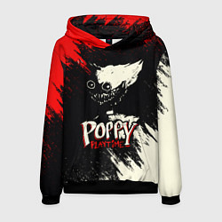 Толстовка-худи мужская Poppy Playtime: Red & Black, цвет: 3D-черный
