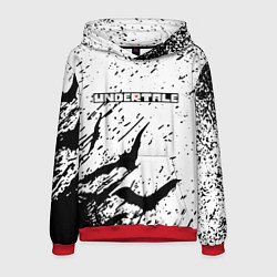 Толстовка-худи мужская UNDERTALE Летучие мыши, цвет: 3D-красный