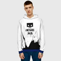 Толстовка-худи мужская Noize MC Нойз МС 1, цвет: 3D-синий — фото 2