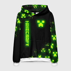 Мужская толстовка MINECRAFT NEON LOGO CREEPER