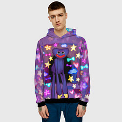 Толстовка-худи мужская POPPY PLAYTIME - МИЛЫЙ ХАГГИ ВАГГИ, цвет: 3D-черный — фото 2