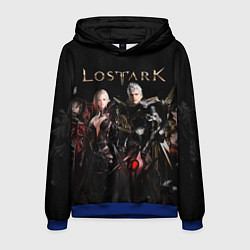 Толстовка-худи мужская LOST ARK герои, цвет: 3D-синий