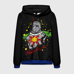 Толстовка-худи мужская Praise the Sun! Dark Souls, цвет: 3D-синий