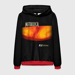 Толстовка-худи мужская Metallica ReLoad, цвет: 3D-красный