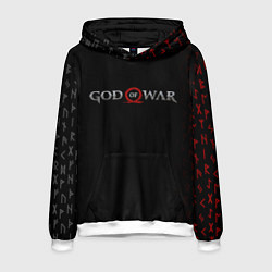 Мужская толстовка GOD OF WAR LOGO, РУНЫ