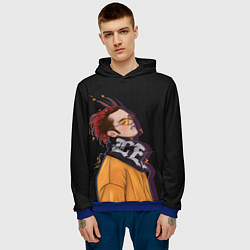 Толстовка-худи мужская Gone Fludd on style, цвет: 3D-синий — фото 2