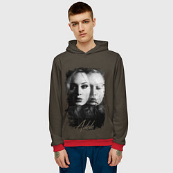 Толстовка-худи мужская Mirage Adele, цвет: 3D-красный — фото 2