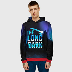 Толстовка-худи мужская The Long Dark Logo, цвет: 3D-красный — фото 2