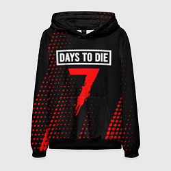 Мужская толстовка 7 DAYS TO DIE Полутона
