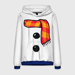 Толстовка-худи мужская Snowman Outfit, цвет: 3D-синий