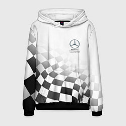 Мужская толстовка MERCEDES, МЕРСЕДЕС СПОРТ, ФИНИШНЫЙ ФЛАГ, ФОРМУЛА 1