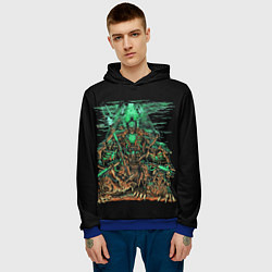 Толстовка-худи мужская Отряд Некронов, цвет: 3D-синий — фото 2