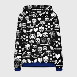 Мужская толстовка UNDERTALE PATTERN БЕЛЫЙ