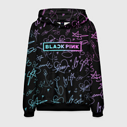 Мужская толстовка NEON BLACKPINK АВТОГРАФЫ