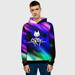 Толстовка-худи мужская Stray, цвет: 3D-черный — фото 2