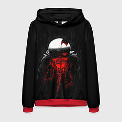Толстовка-худи мужская UNDERTALE SANS BLOOD ROSE, цвет: 3D-красный