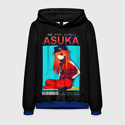 Толстовка-худи мужская Asuka - Neon Genesis Evangelion, цвет: 3D-синий