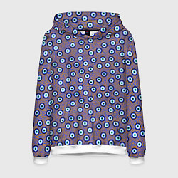 Мужская толстовка Глаза от сглаза паттерн крупно