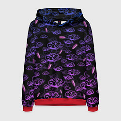 Толстовка-худи мужская ARCANE League Of Legends ТАТУИРОВКА JINX, цвет: 3D-красный