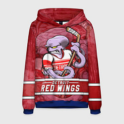 Мужская толстовка Детройт Ред Уингз, Detroit Red Wings Маскот