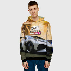 Толстовка-худи мужская Игрище Forza Horizon 5, цвет: 3D-черный — фото 2