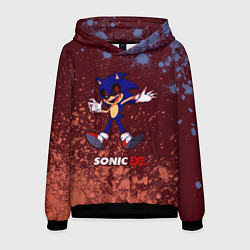 Толстовка-худи мужская SONIC EXE Арт, цвет: 3D-черный