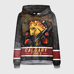 Мужская толстовка Калгари Флэймз, Calgary Flames Маскот