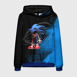 Толстовка-худи мужская Тёмная энергия!, цвет: 3D-синий