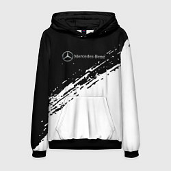 Толстовка-худи мужская Mercedes-Benz - Разделение, цвет: 3D-черный